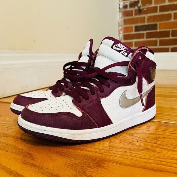 Size 8.5 - Jordan 1 Retro High OG Bordeaux Clean (555088-611) - Picture 8 of 16